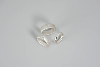 Silver×Diamond Pair ring workshop