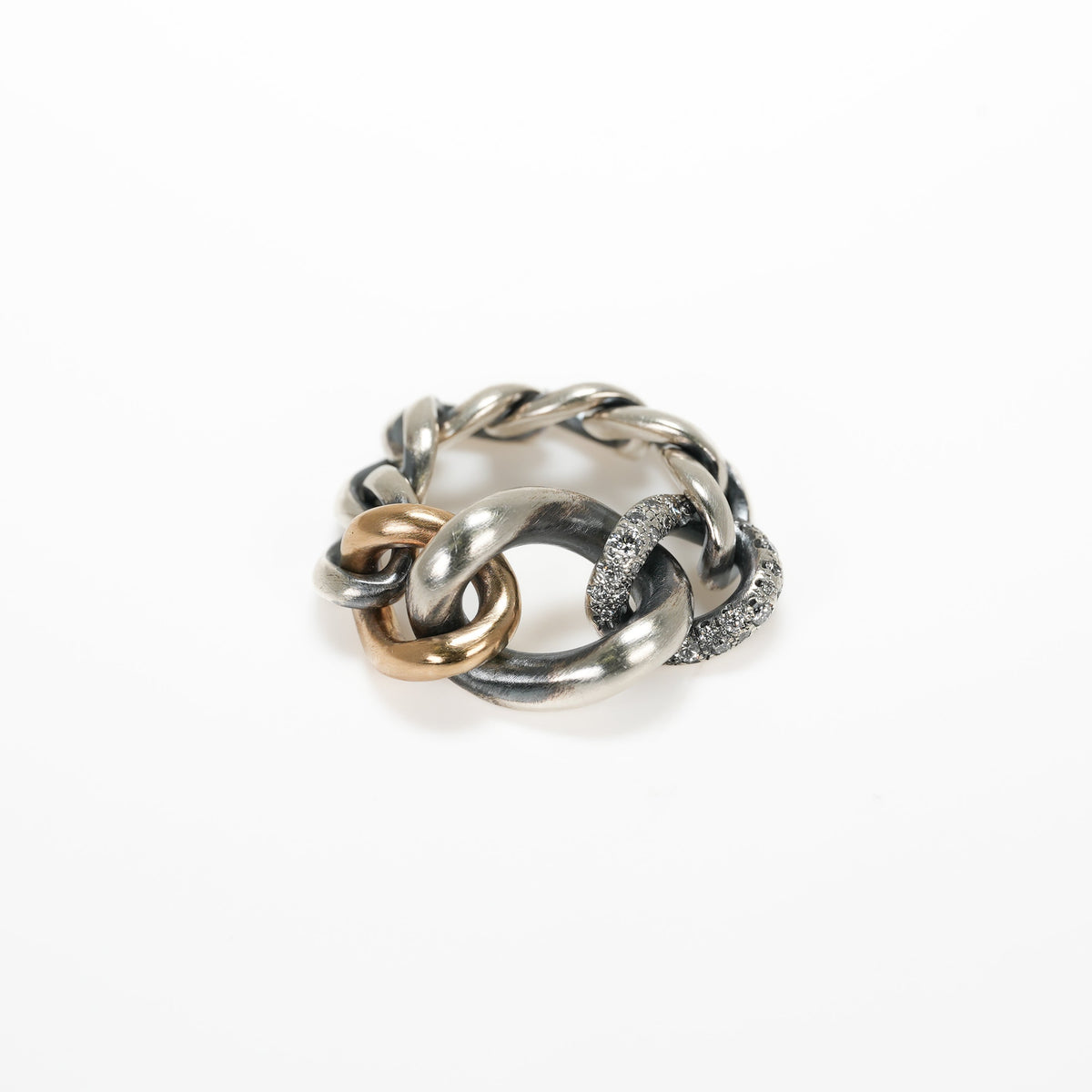 HUMETE CHAIN RING [MR-R2S-COM] リング シルバー チェーン