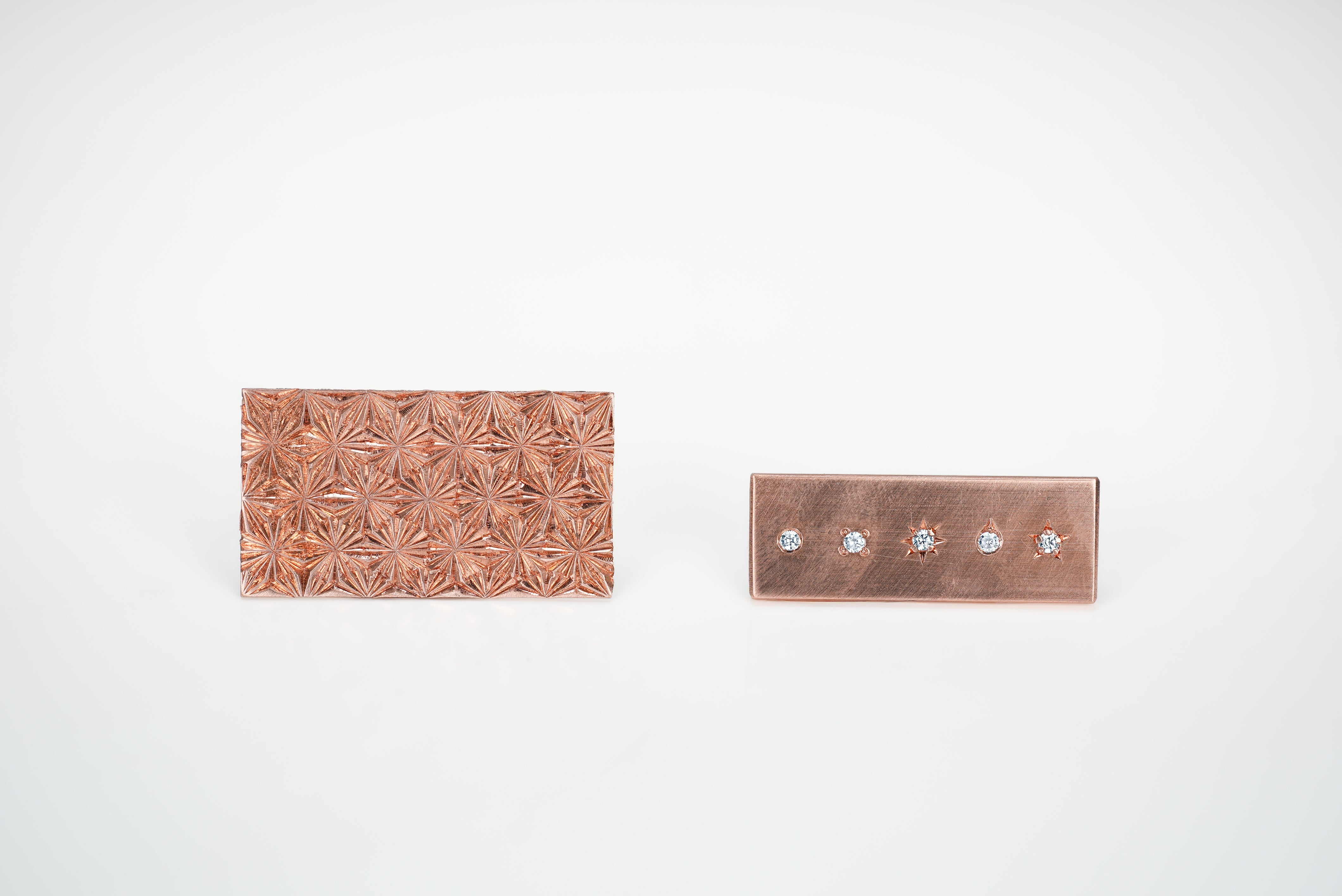 神田彫金技塾”麻の葉彫り & Stone Setting Variation”
