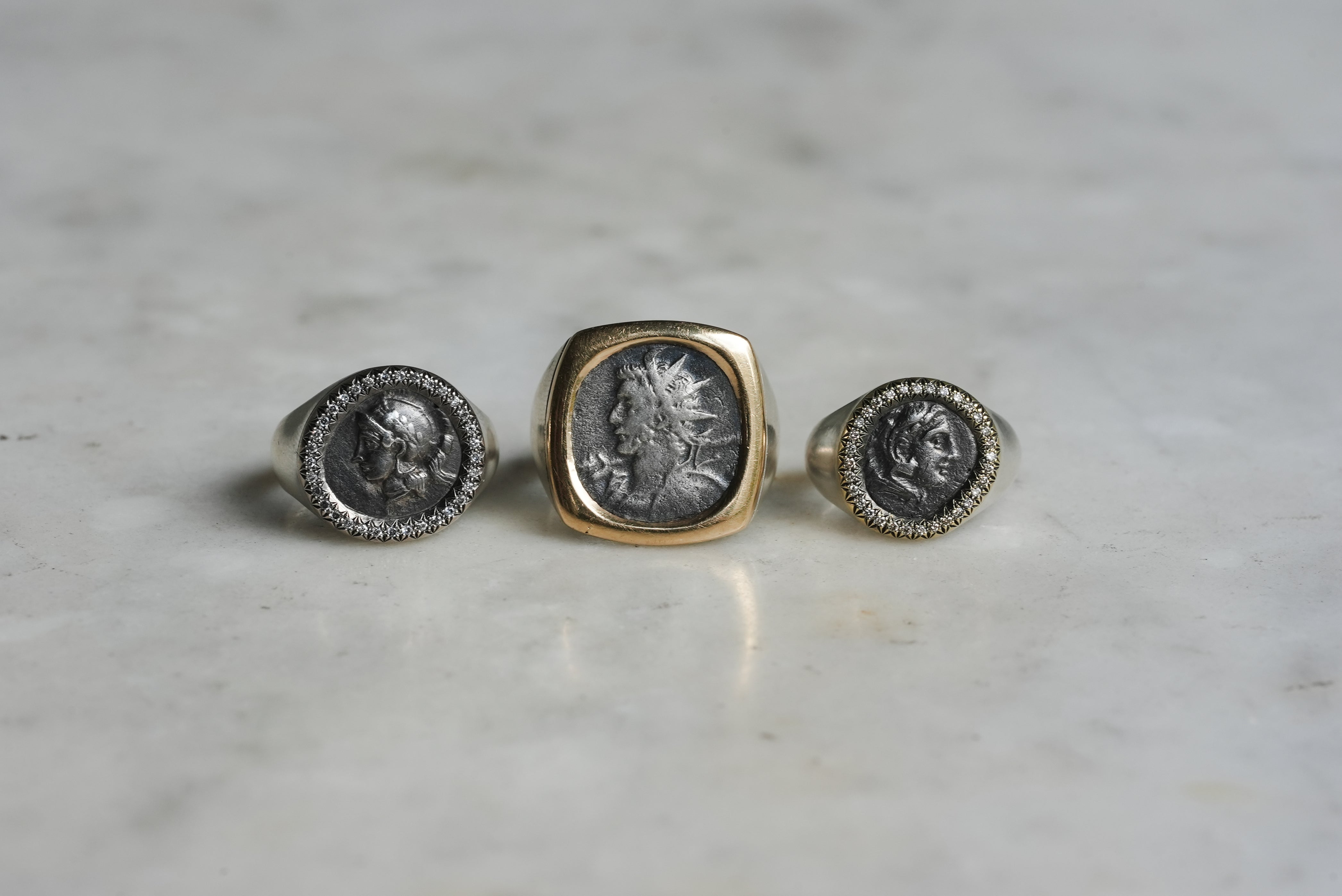 One Off Ancient Coin Ring Order Fair in OSAKA