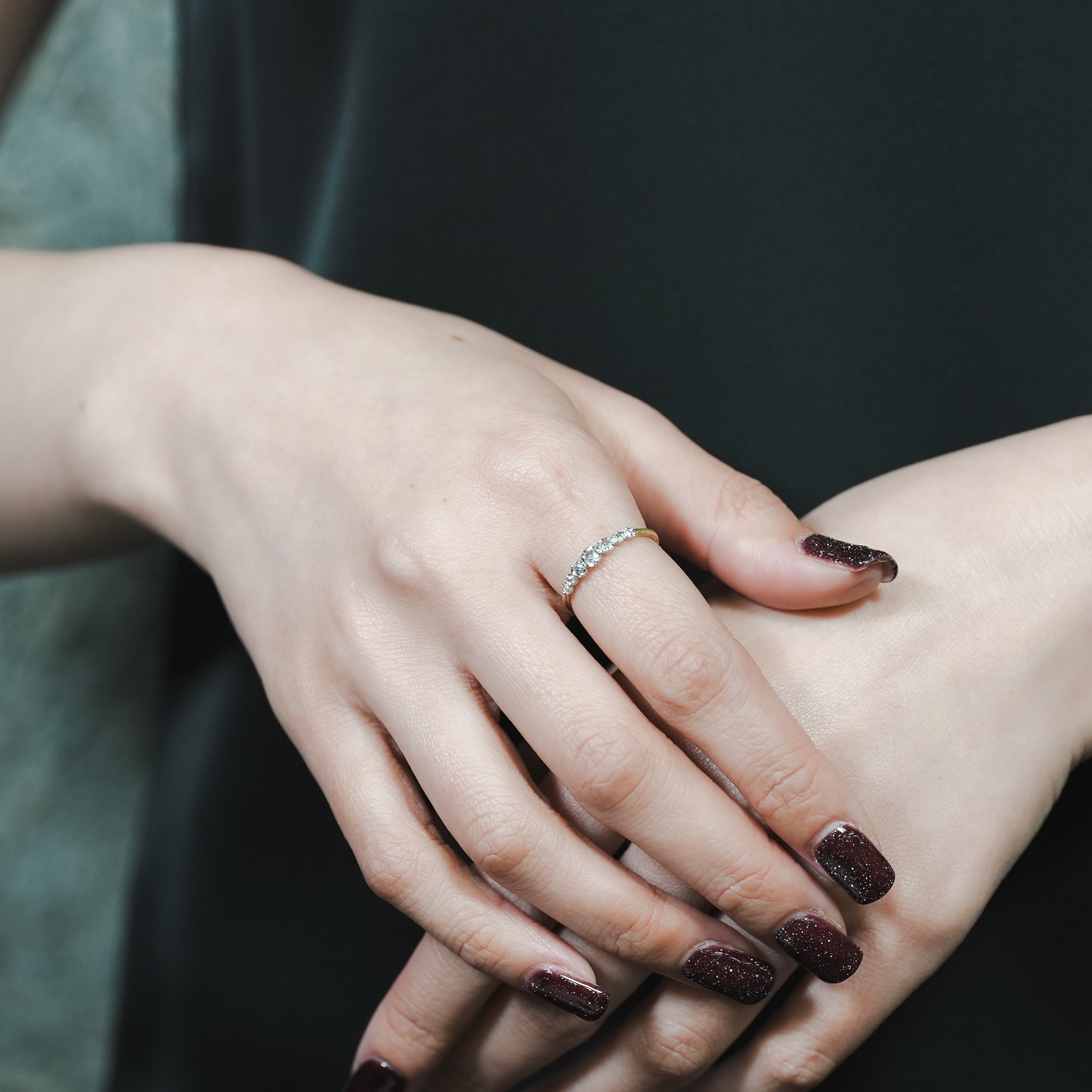 hum ハム ROSECUT DIAMOND RING [rc-R119S] リング ローズカット