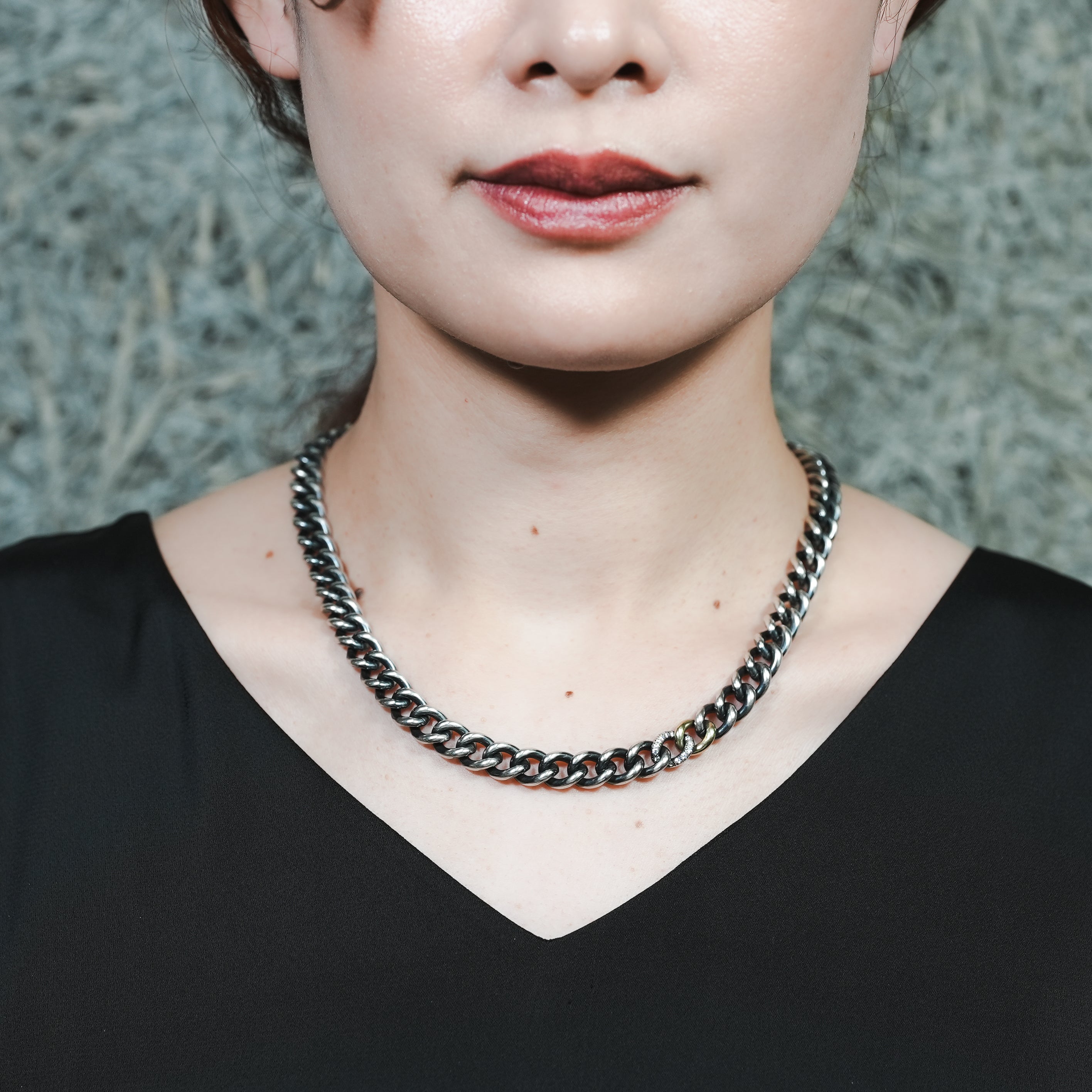 hum ハム HUMETE GRADATION CHAIN NECKLACE [et-N62s] ネックレス