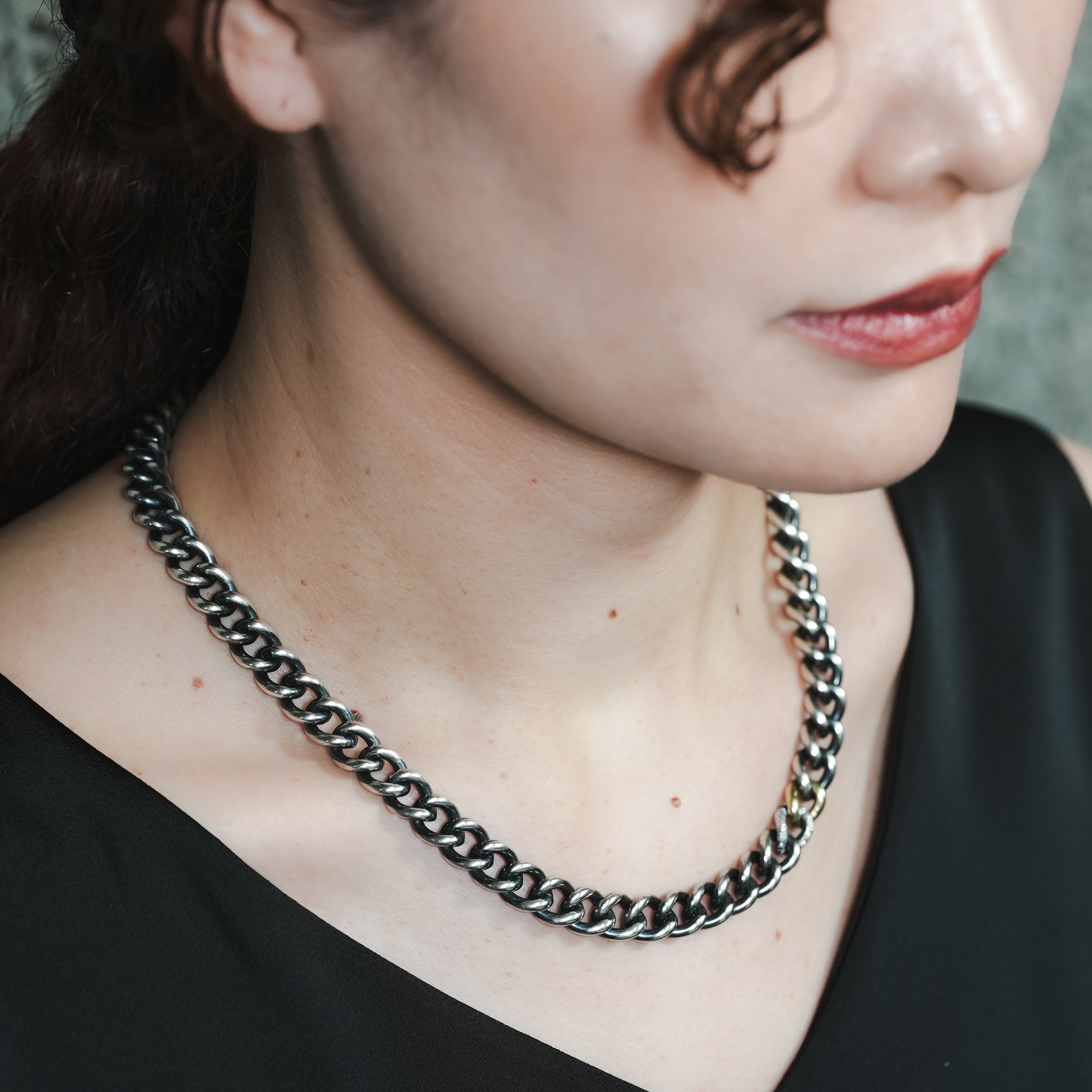 HUMETE CHAIN NECKLACE [et-N62s]