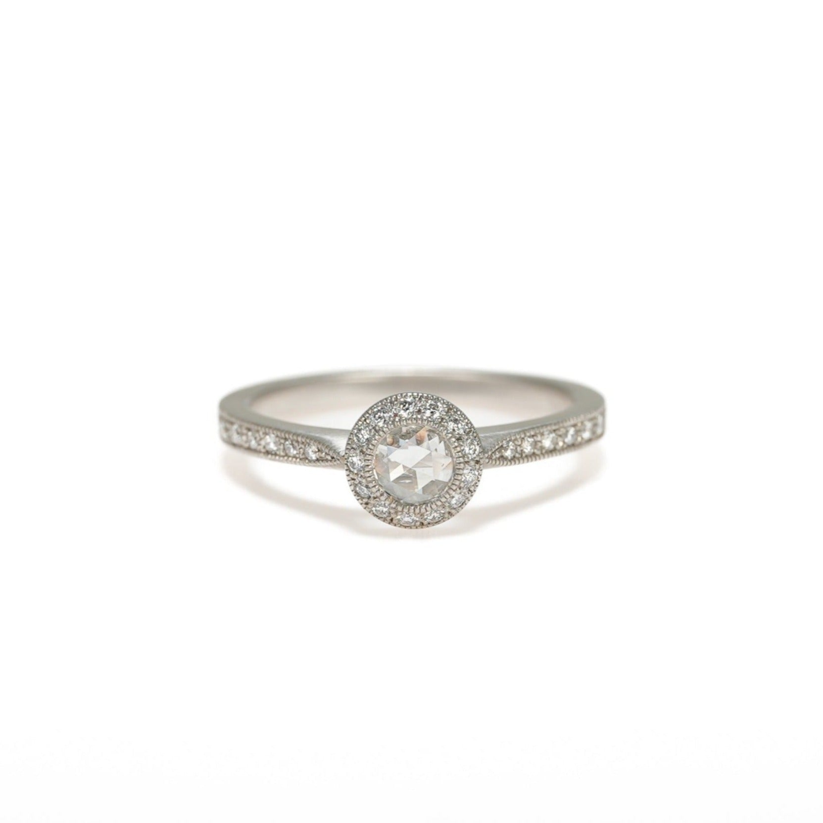 hum ハム ROSECUT DIAMOND SOLITAIRE RING [M-R18PT] リング ダイヤモンド ローズカット