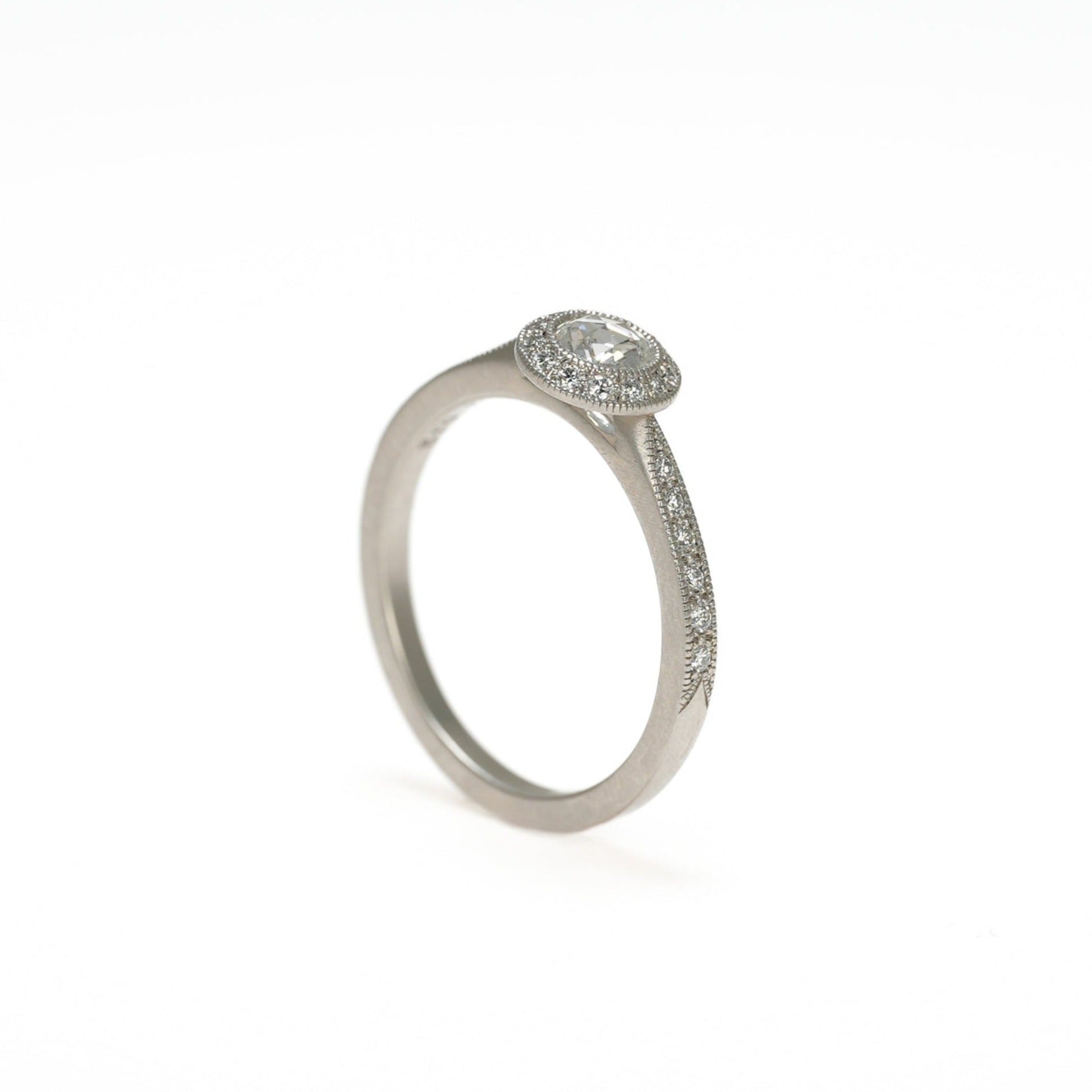 hum ハム ROSECUT DIAMOND SOLITAIRE RING [M-R18PT] リング ダイヤモンド ローズカット