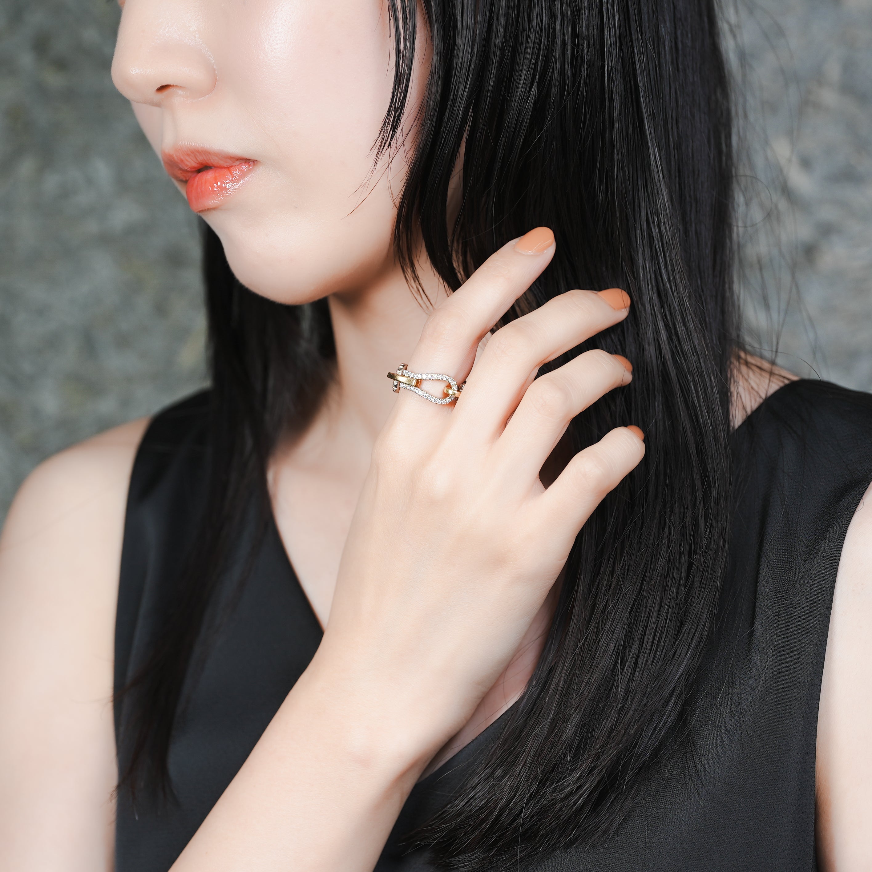 hum ハム REFINE METAL RING [RF2020-R1B] リング ゴールド