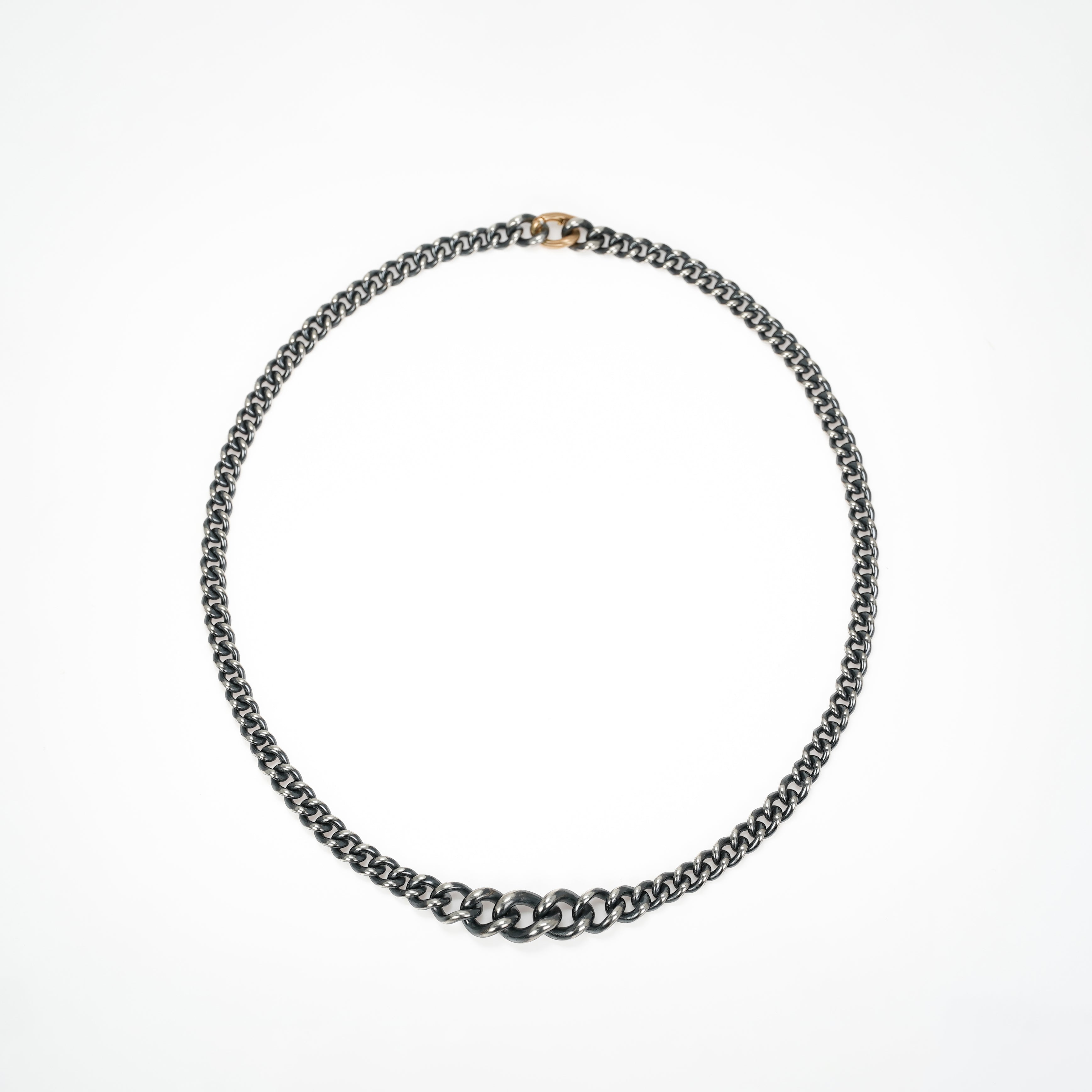 HUMETE GRADATION CHAIN NECKLACE [et-N139]