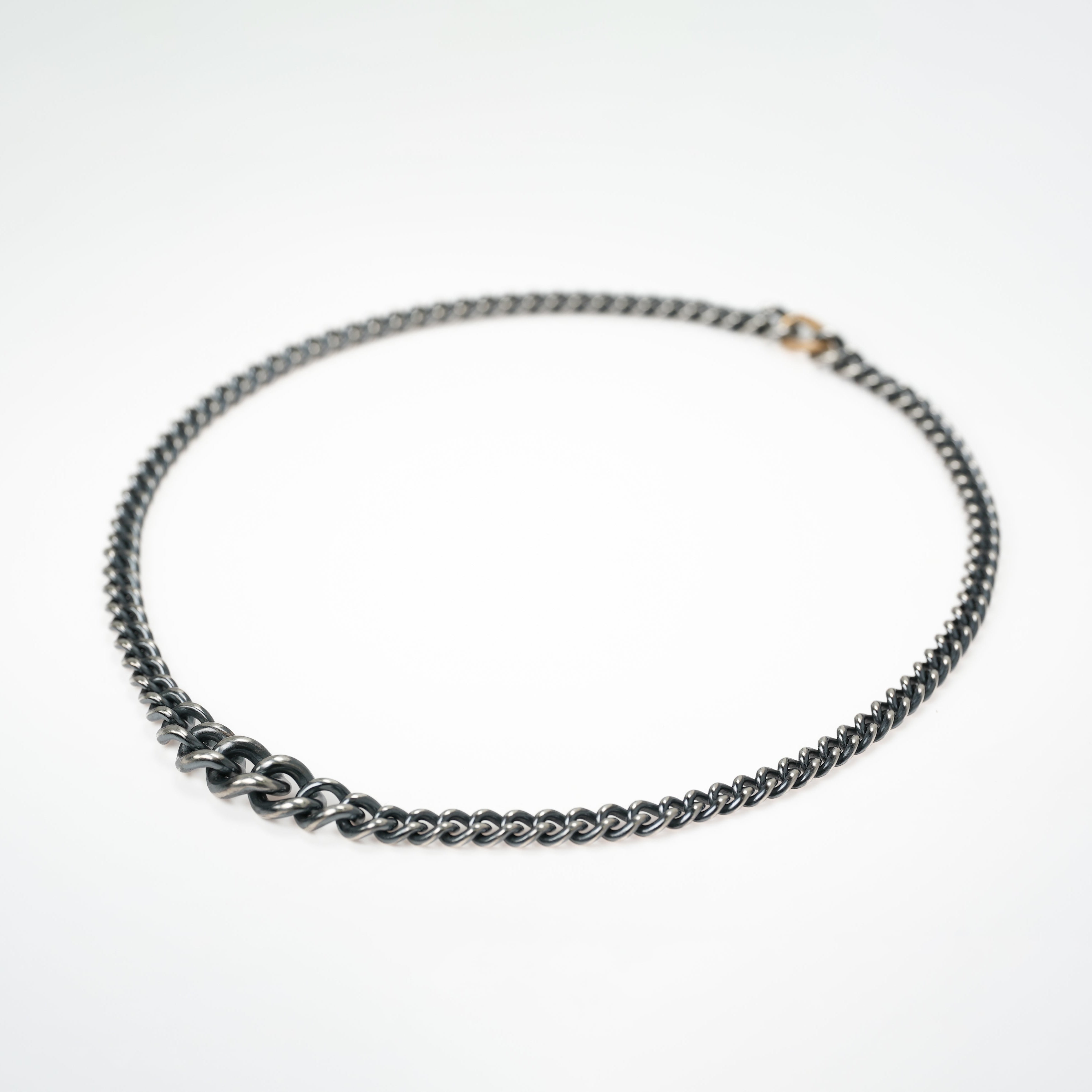 HUMETE GRADATION CHAIN NECKLACE [et-N139]