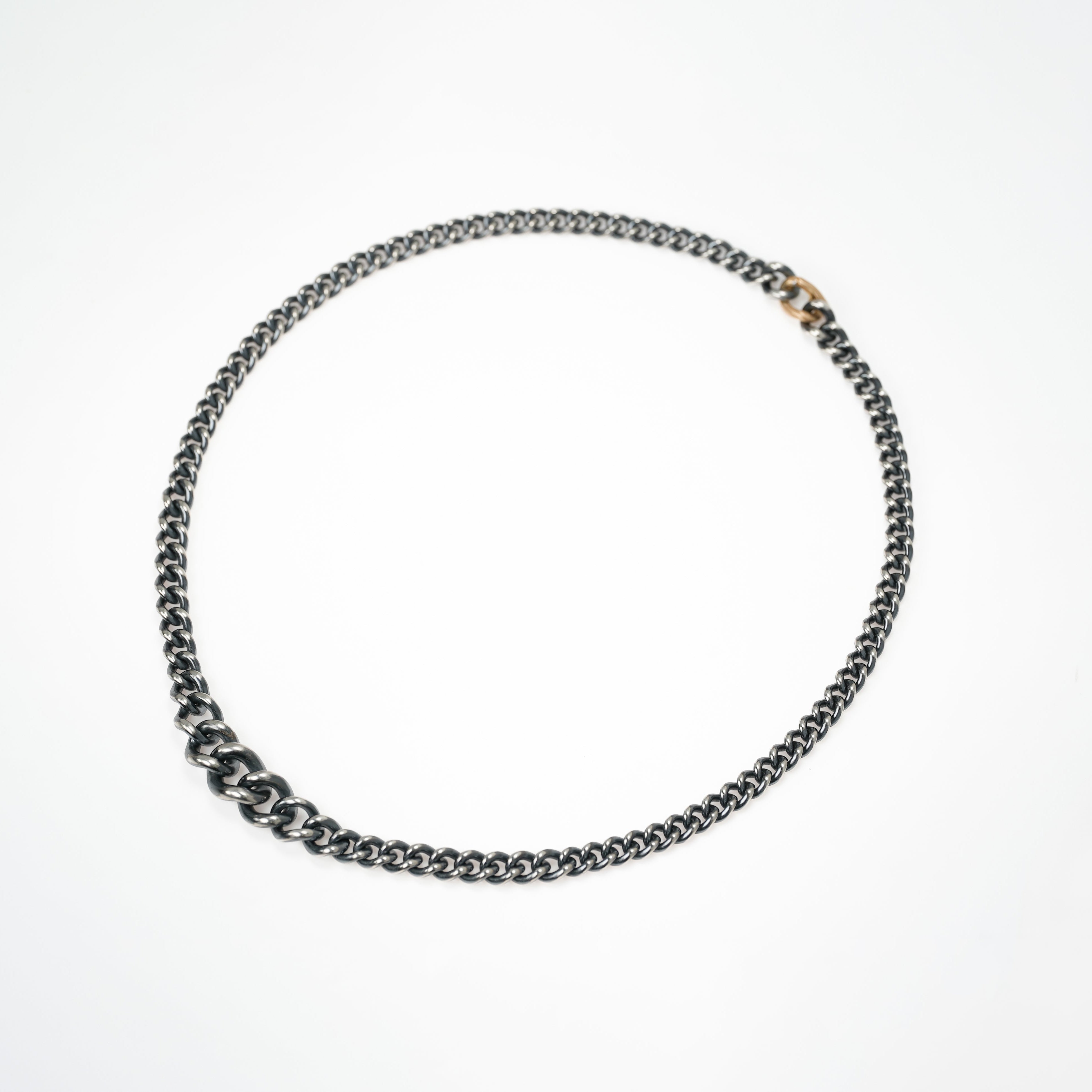 HUMETE GRADATION CHAIN NECKLACE [et-N139]