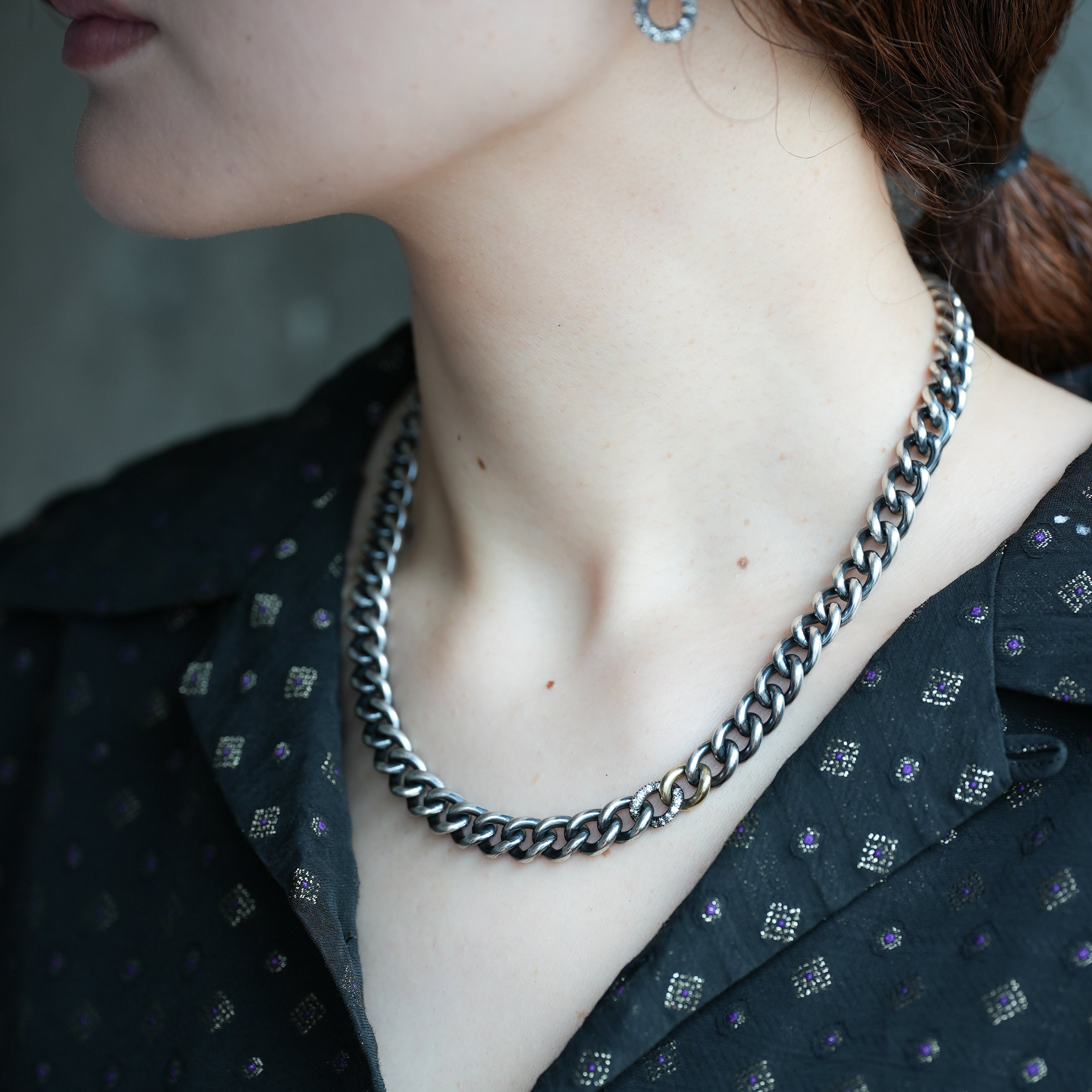 HUMETE CHAIN NECKLACE [et-N62s]