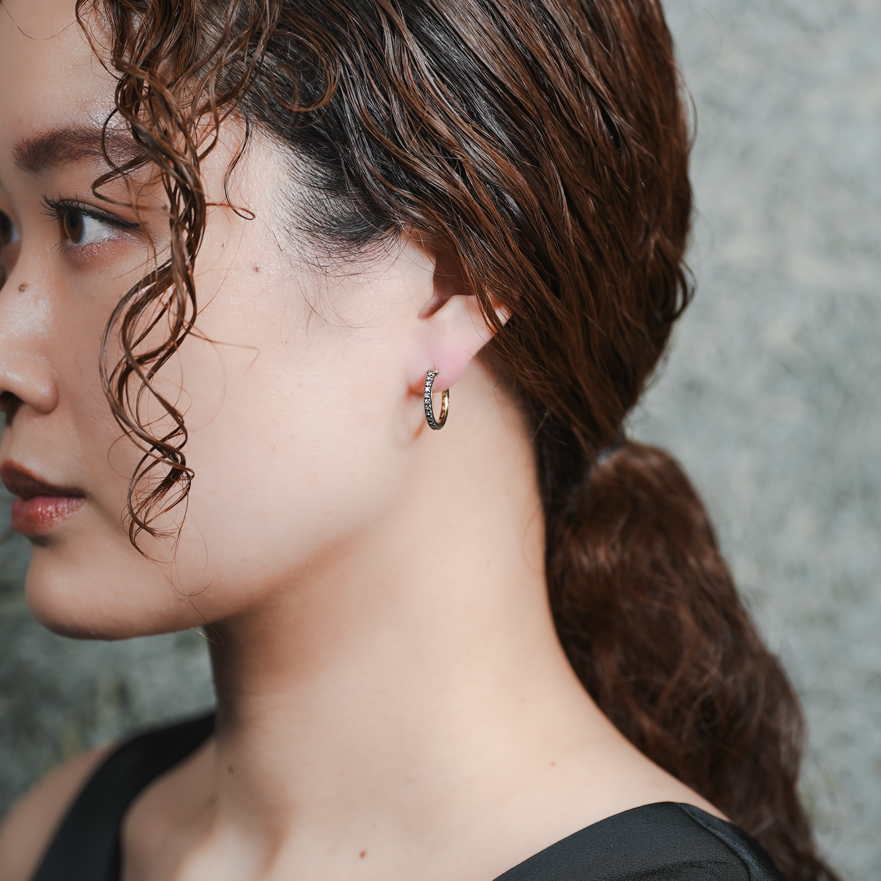 HUMETE COMBINATION COLLECTION PIERCED EARRINGS [et-P132S]