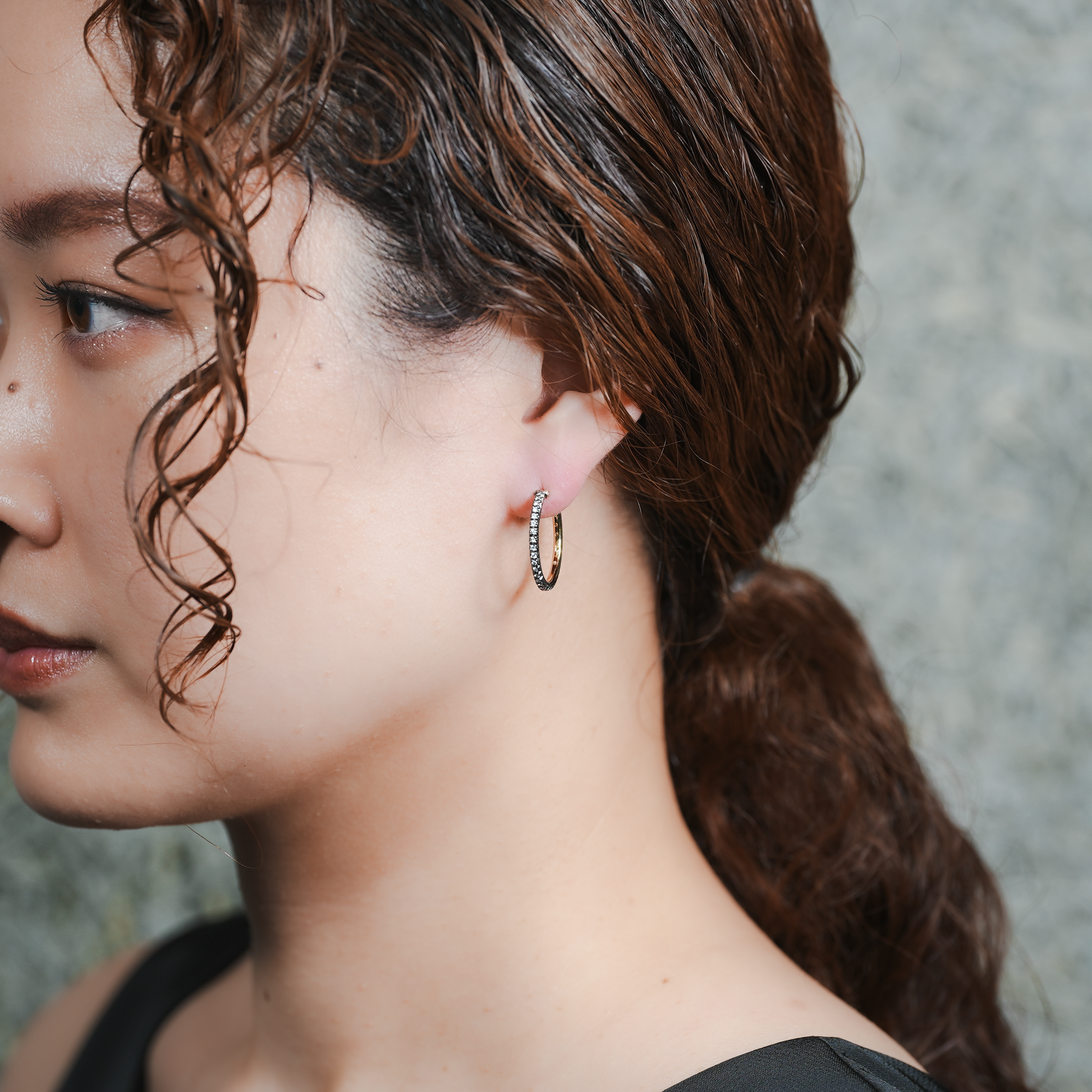 HUMETE COMBINATION COLLECTION PIERCED EARRINGS [et-P133M]