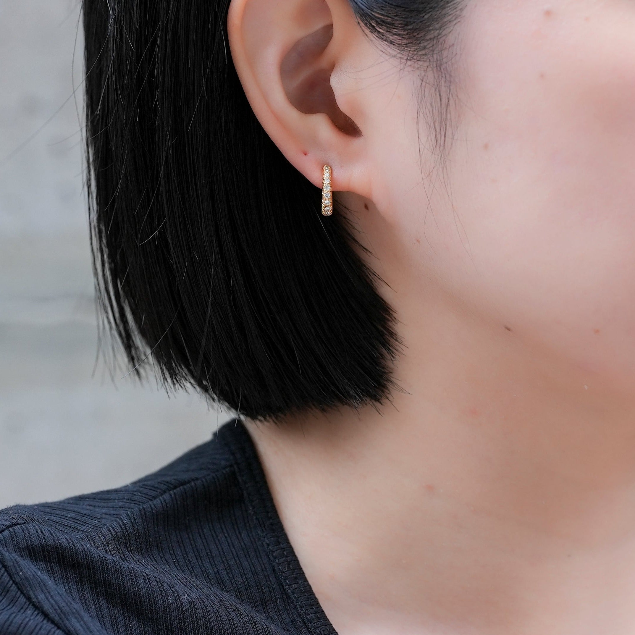 Pierced earrings