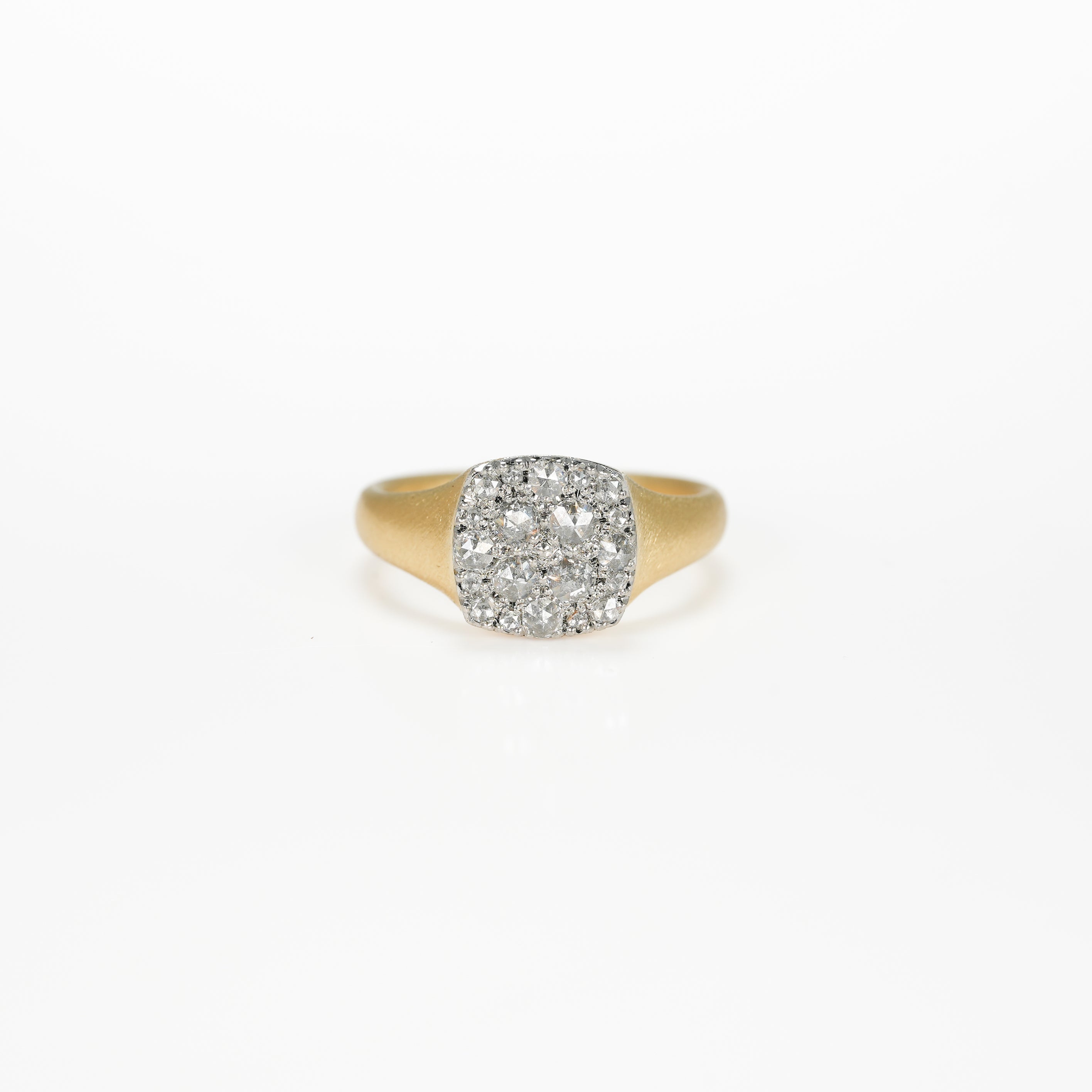 hum ローズカットダイヤモンドリング K18YG hum ローズカットダイヤモンドリング K18YG - メルカリ