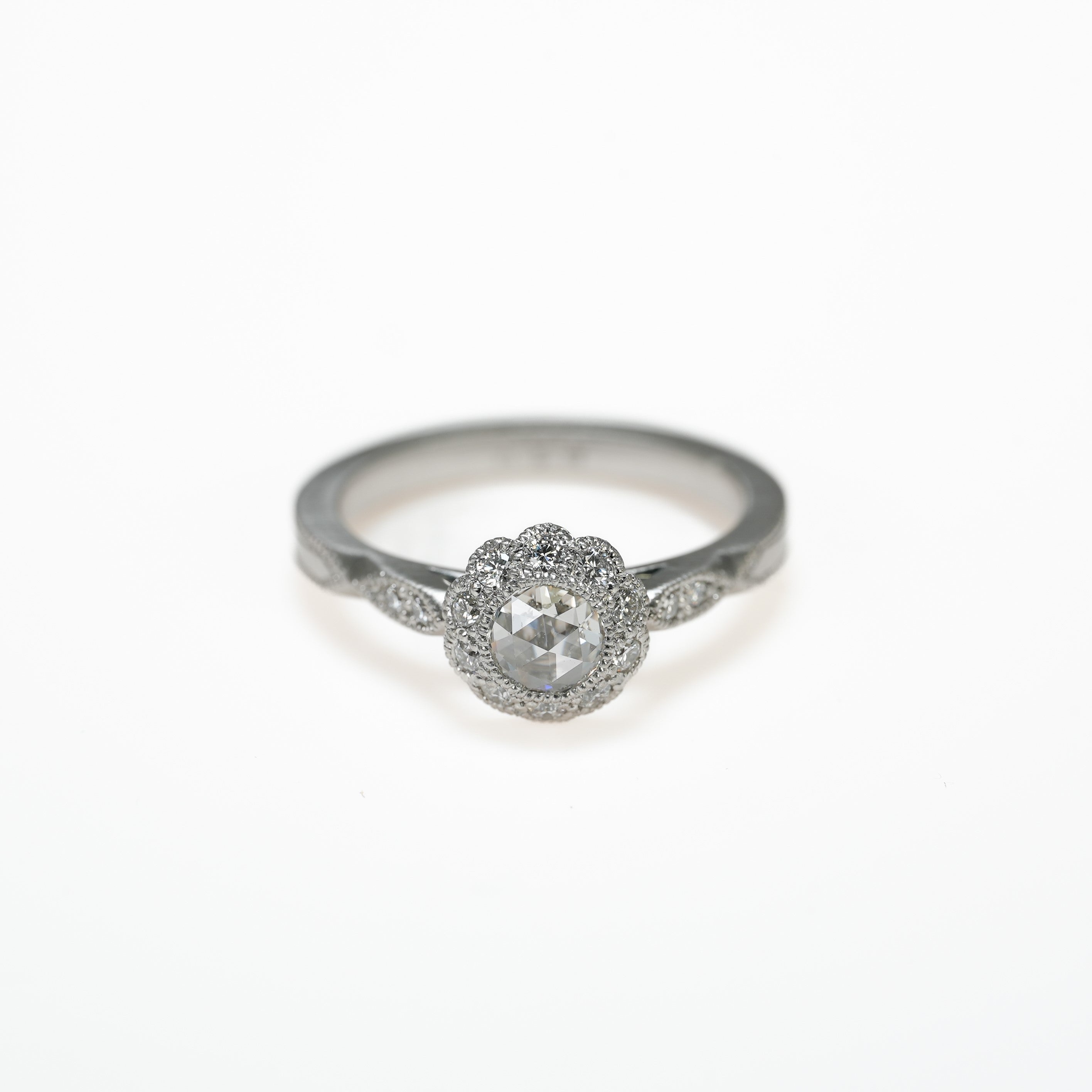 ROSECUT DIAMOND SOLITAIRE RING [M-R19]