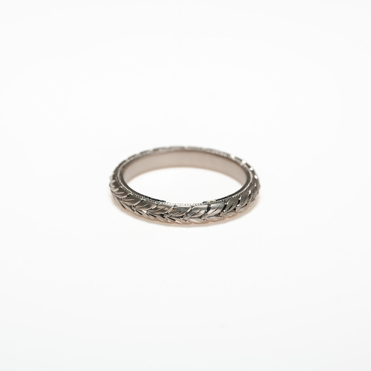 hum ハム CARVING RING [M-R72M] リング ゴールド プラチナ 和彫り