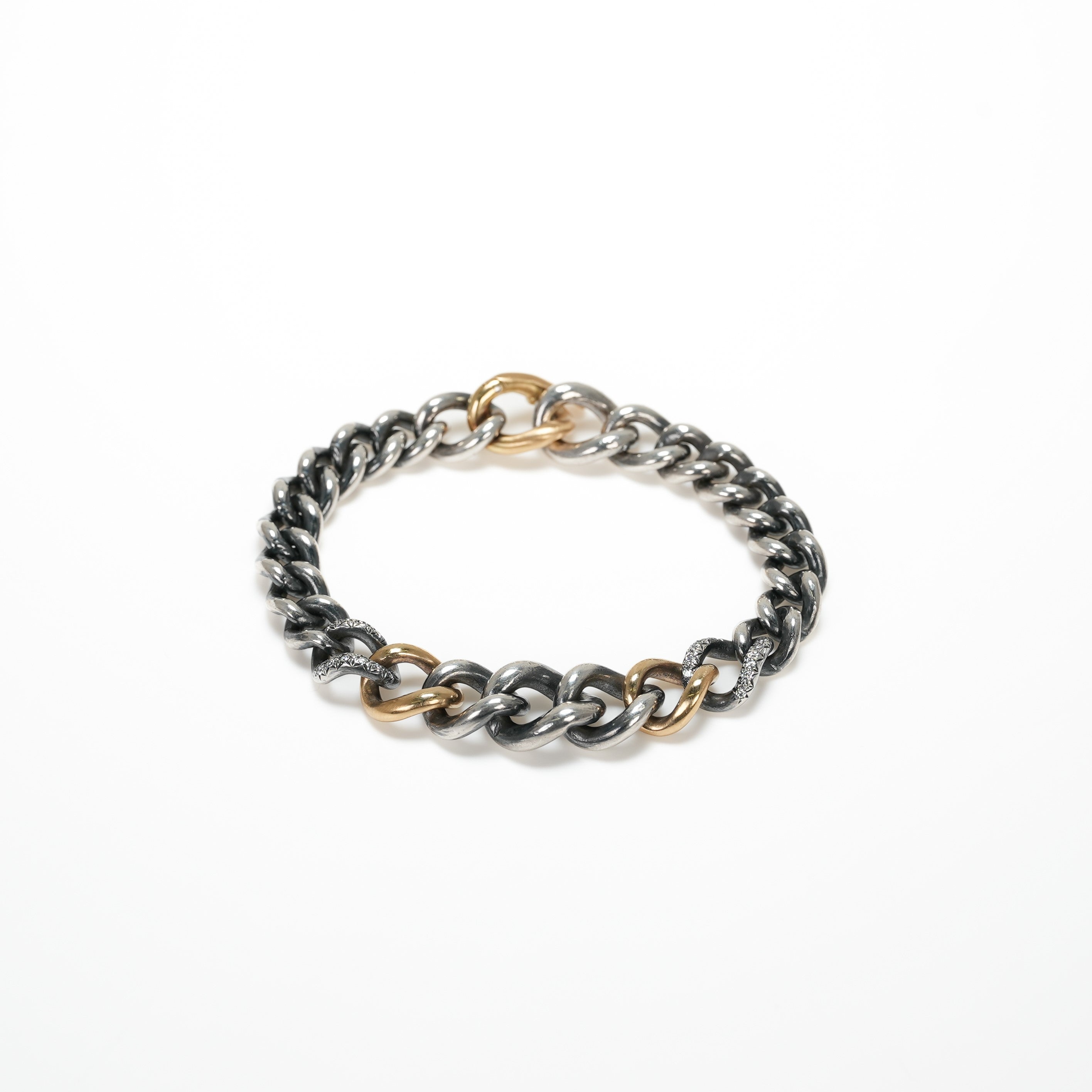 hum ハム HUMETE GRADATION CHAIN BRACELET [et-BR131m] ブレスレット シルバー チェーン