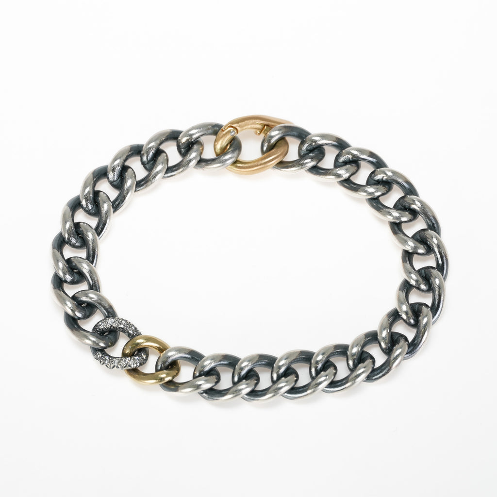 hum ハム HUMETE CHAIN BRACELET [et-BR64s] ブレスレット シルバー 