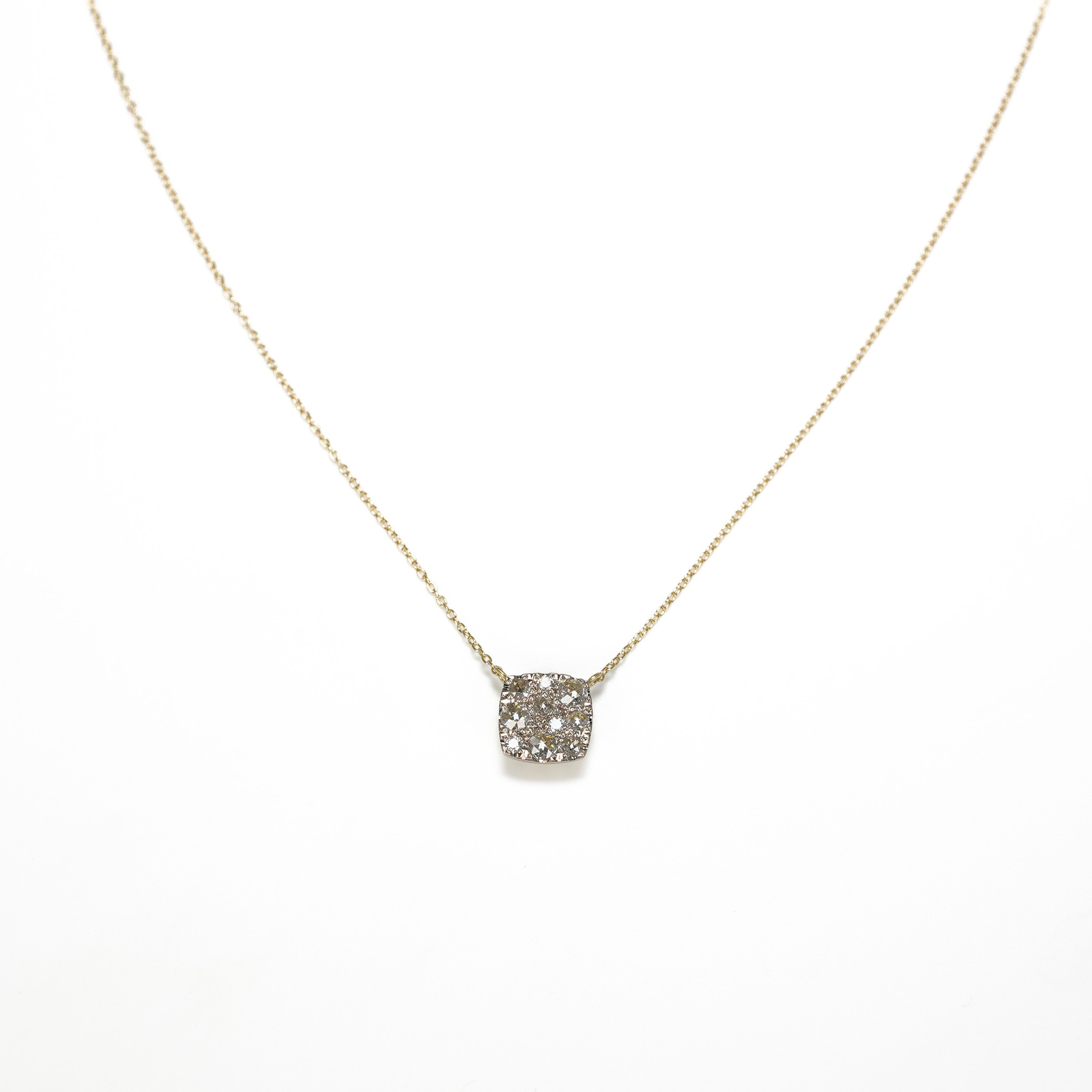 hum ハム ROSECUT DIAMOND PAVE NECKLACE rc-N101S ネックレス ローズカット ダイヤモンド パヴェ