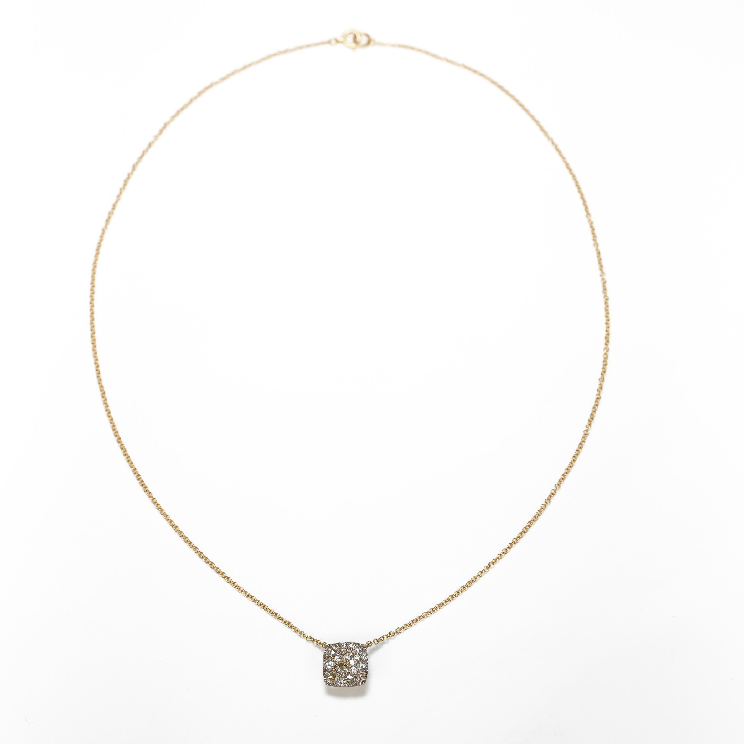 hum ハム ROSECUT DIAMOND PAVE NECKLACE rc-N102M ネックレス ローズカット ダイヤモンド パヴェ