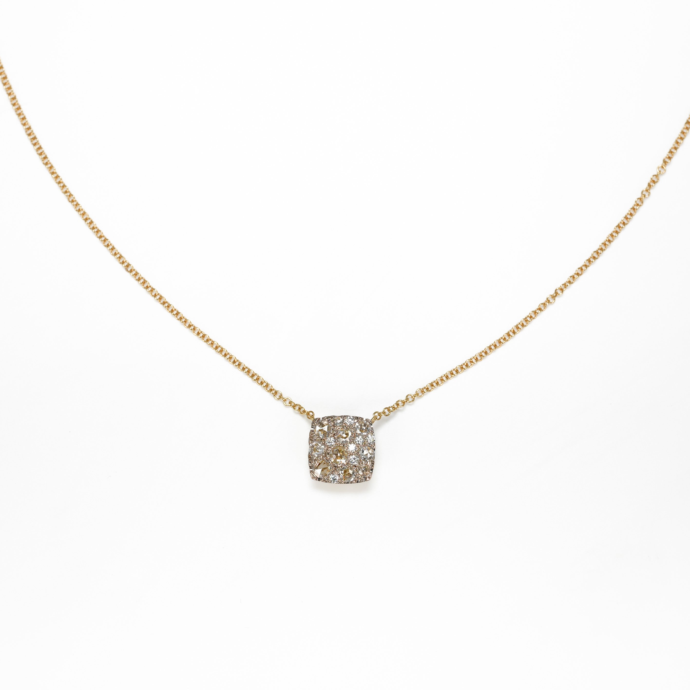 hum ハム ROSECUT DIAMOND PAVE NECKLACE rc-N102M ネックレス ローズカット ダイヤモンド パヴェ