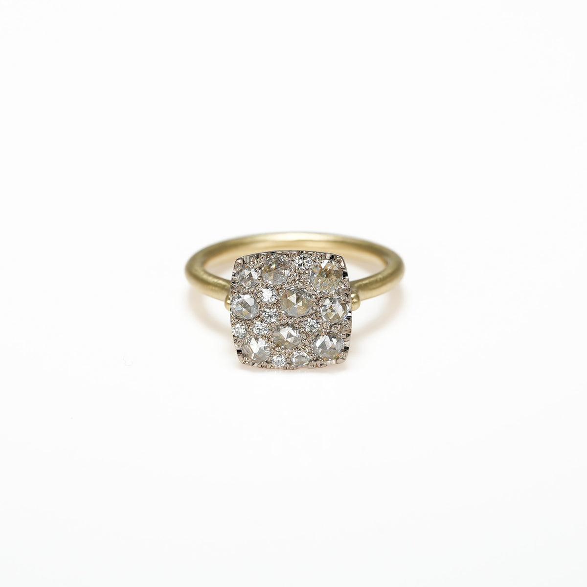 hum ハム ROSECUT DIAMOND PAVE RING [rc-R100M] リング ローズカット 