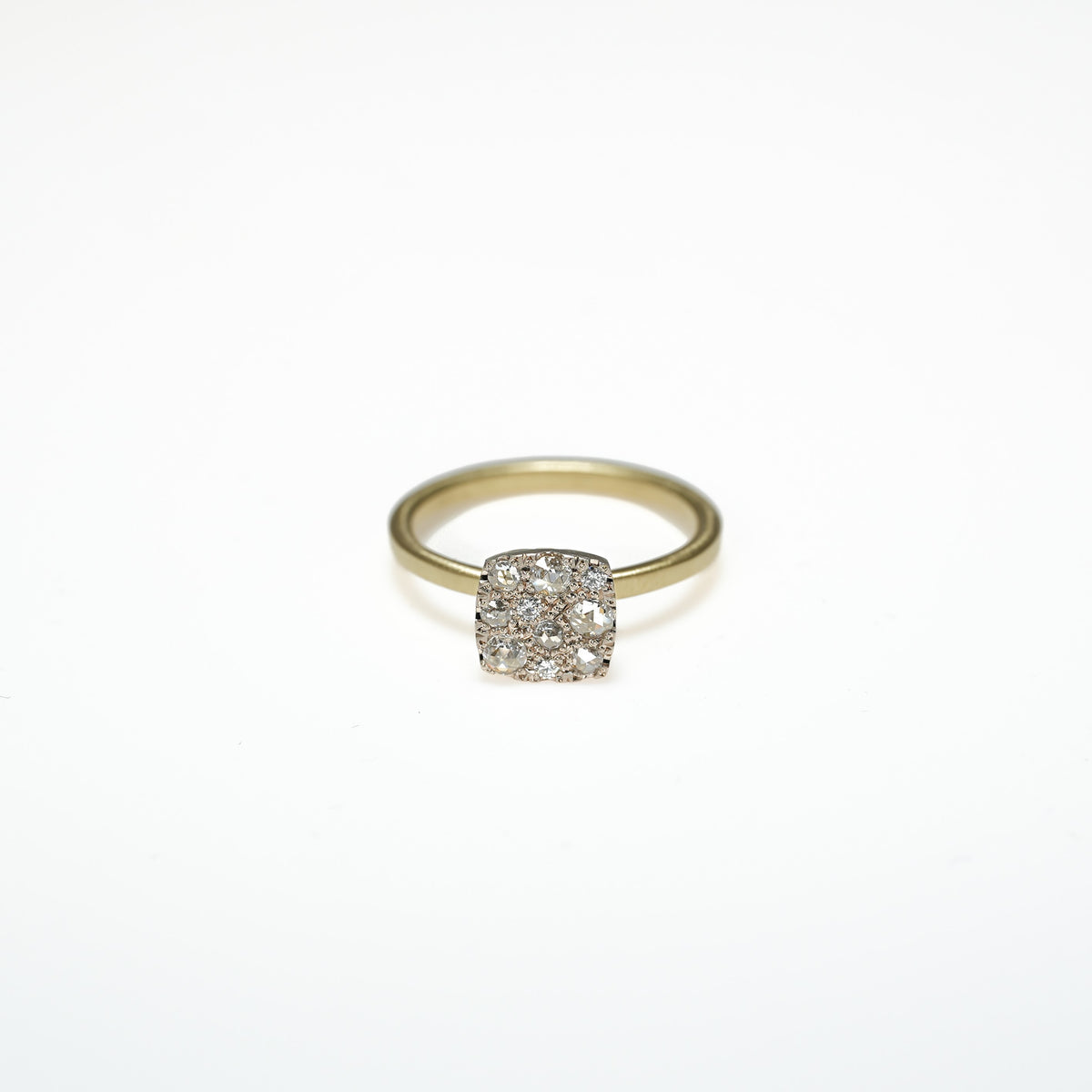 hum ハム ROSECUT DIAMOND PAVE RING [rc-R99S] リング ローズカット 
