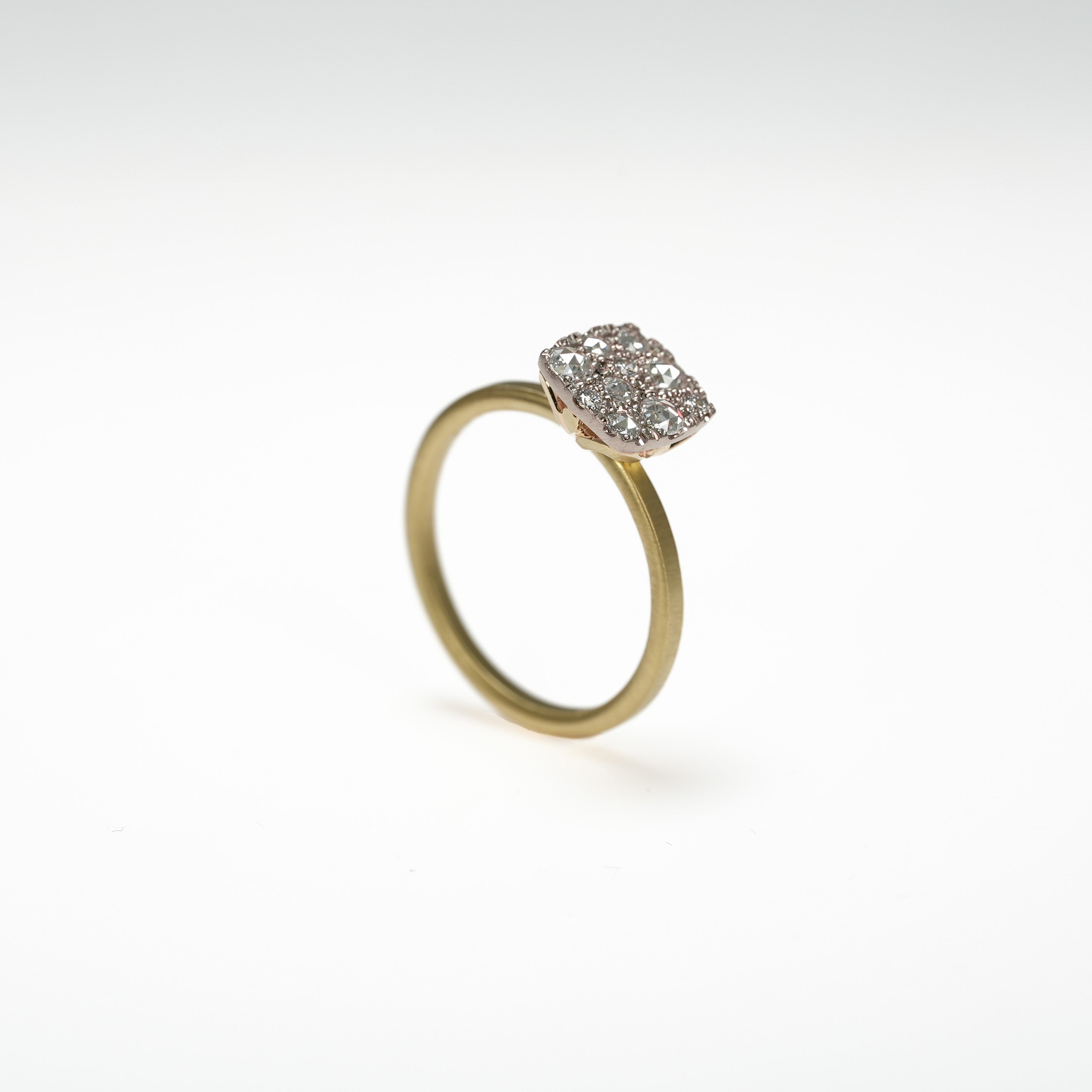 hum ハム ROSECUT DIAMOND PAVE RING [rc-R99S] リング ローズカット ダイヤモンド パヴェ